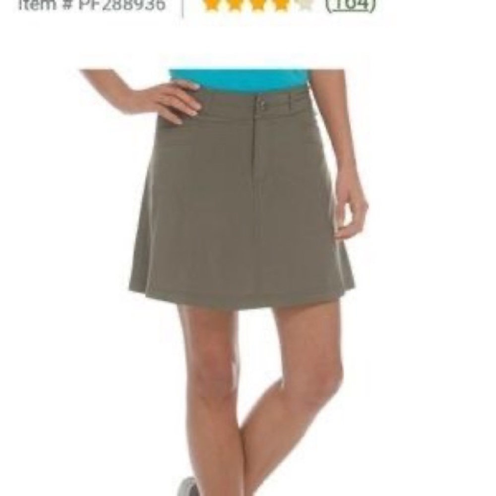 L.L. Bean Skort skirt Outdoor Polyester Spandex